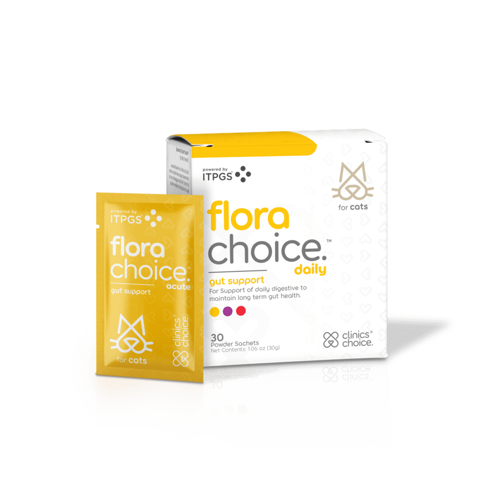 flora choice for digestive support for shelter cats