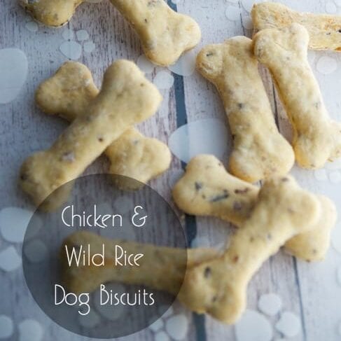 chicken and wild rice pet treats