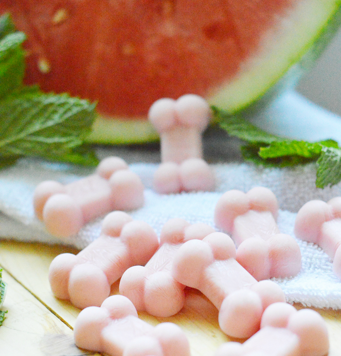 watermelon frozen pet treats